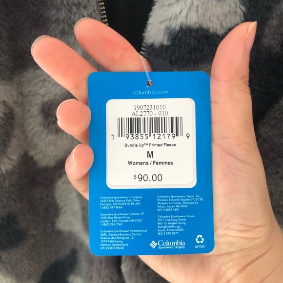 NWT Columbia Bundle Up Printed Fleece Camouflage Jacket - Picture 8 of 8